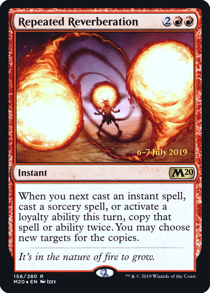 Repeated Reverberation card front