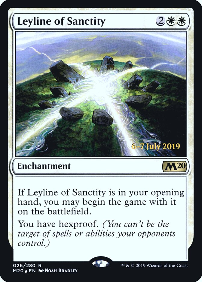 Leyline of Sanctity card front