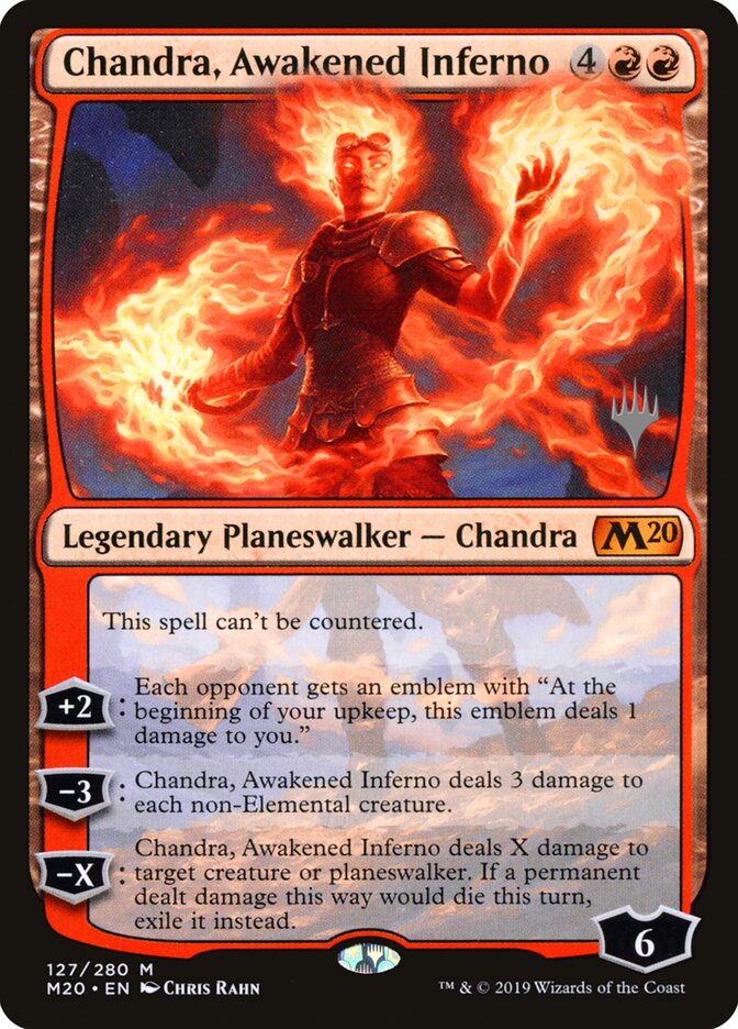 Chandra, Awakened Inferno card front