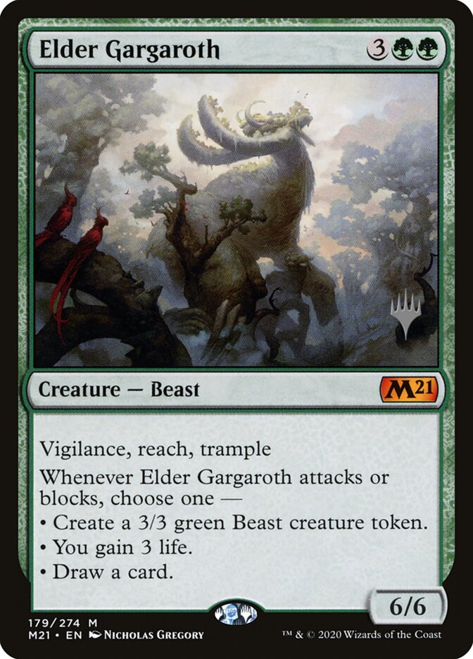 Elder Gargaroth card front