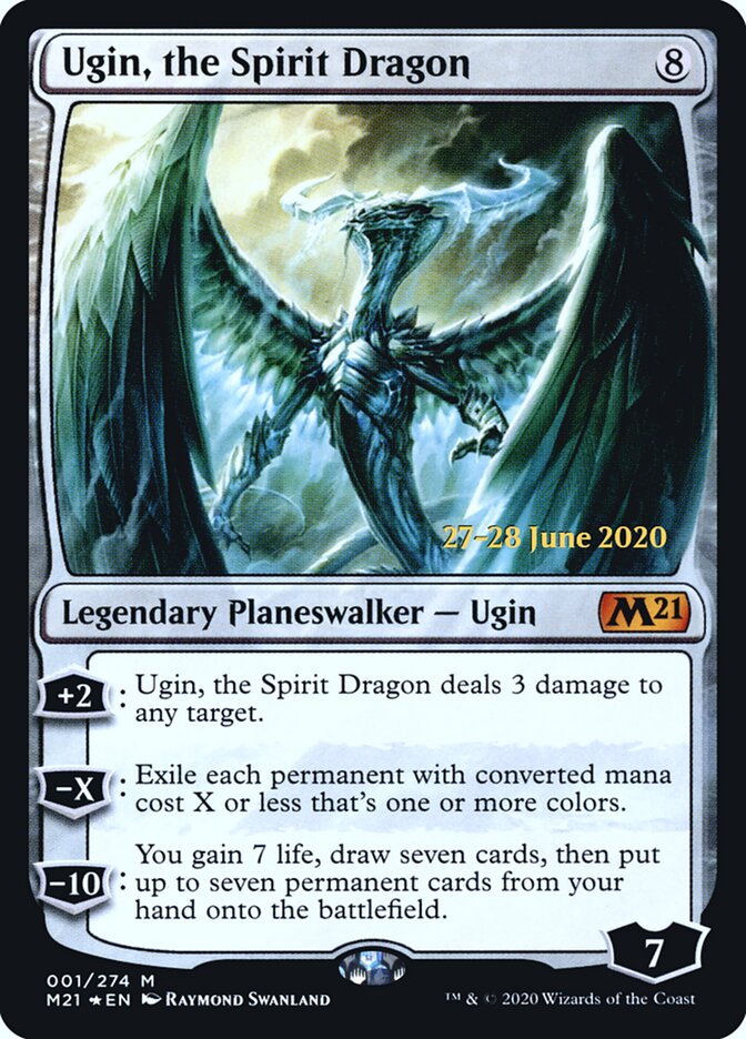 Ugin, the Spirit Dragon card front