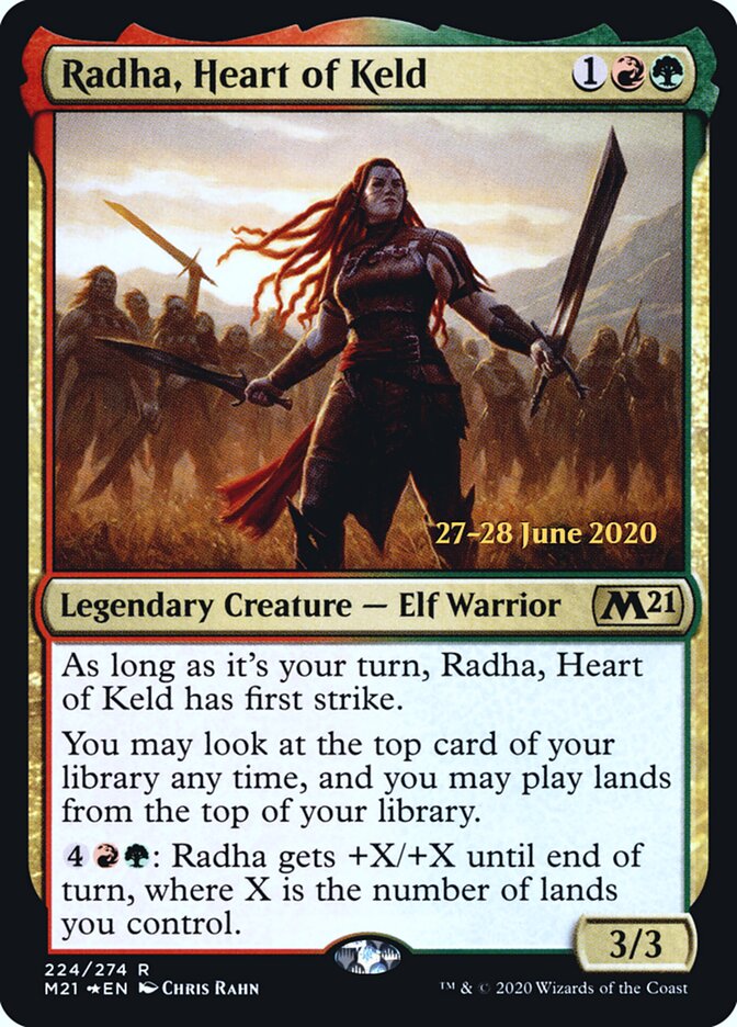 Radha, Heart of Keld card front