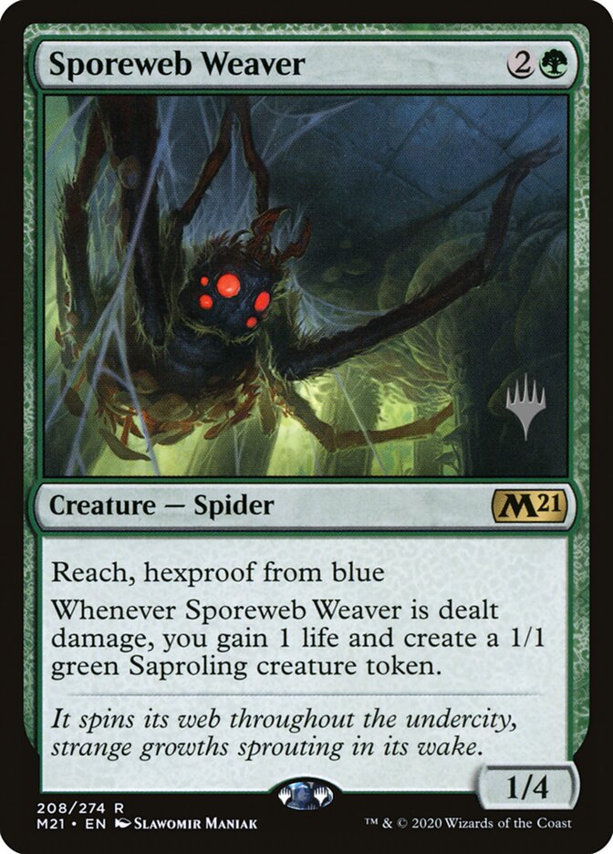 Sporeweb Weaver card front