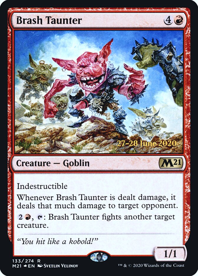 Brash Taunter card front