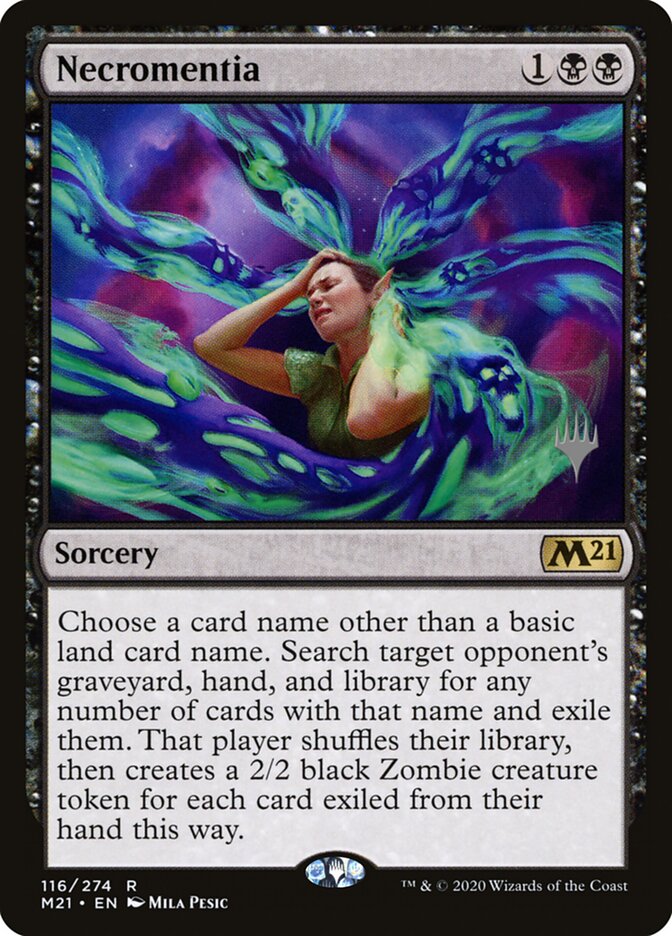 Necromentia card front