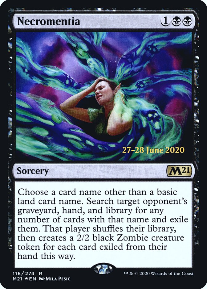 Necromentia card front