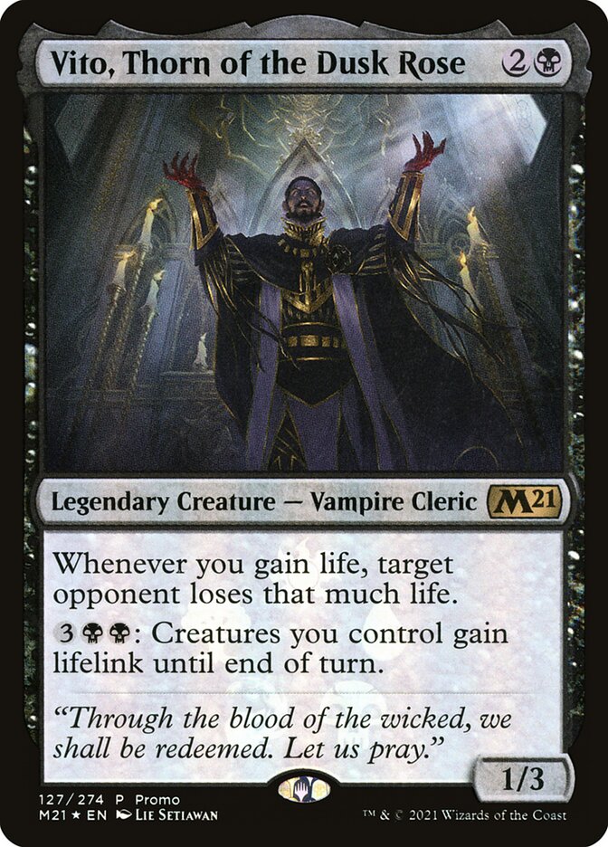 Vito, Thorn of the Dusk Rose card front
