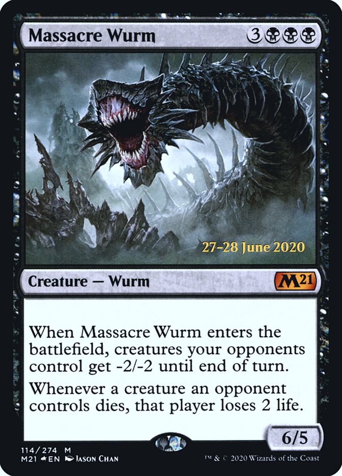 Massacre Wurm card front