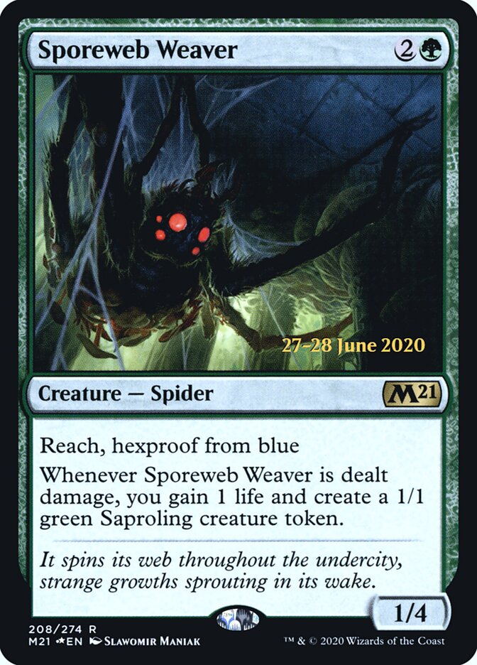 Sporeweb Weaver card front