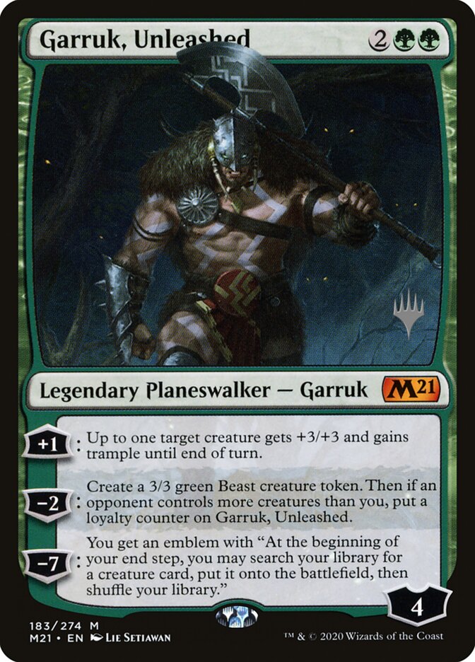 Garruk, Unleashed card front