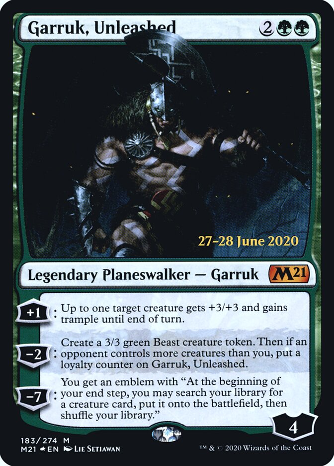 Garruk, Unleashed card front