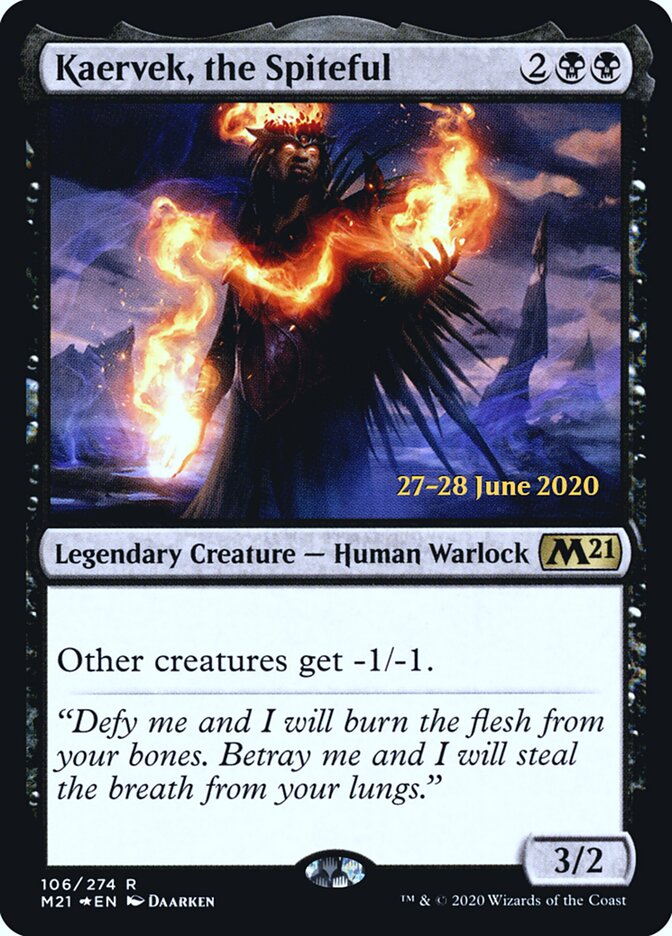 Kaervek, the Spiteful card front