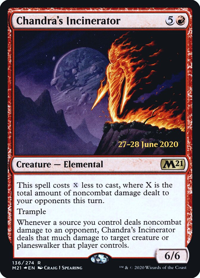 Chandra's Incinerator card front