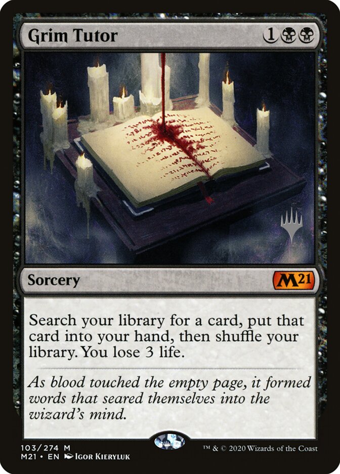 Grim Tutor card front