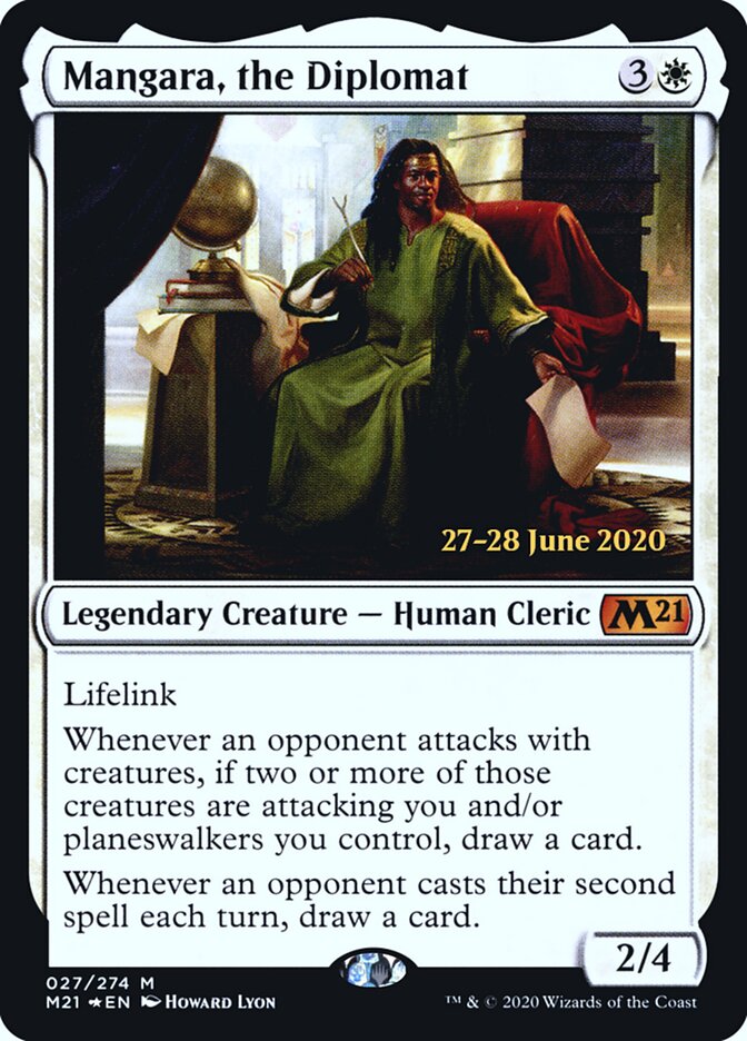 Mangara, the Diplomat card front