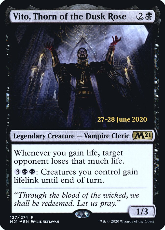 Vito, Thorn of the Dusk Rose card front