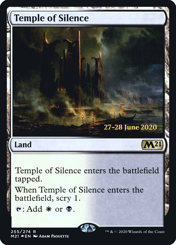 Temple of Silence card front
