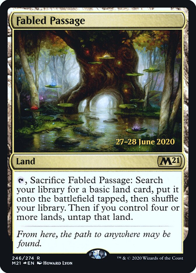 Fabled Passage card front