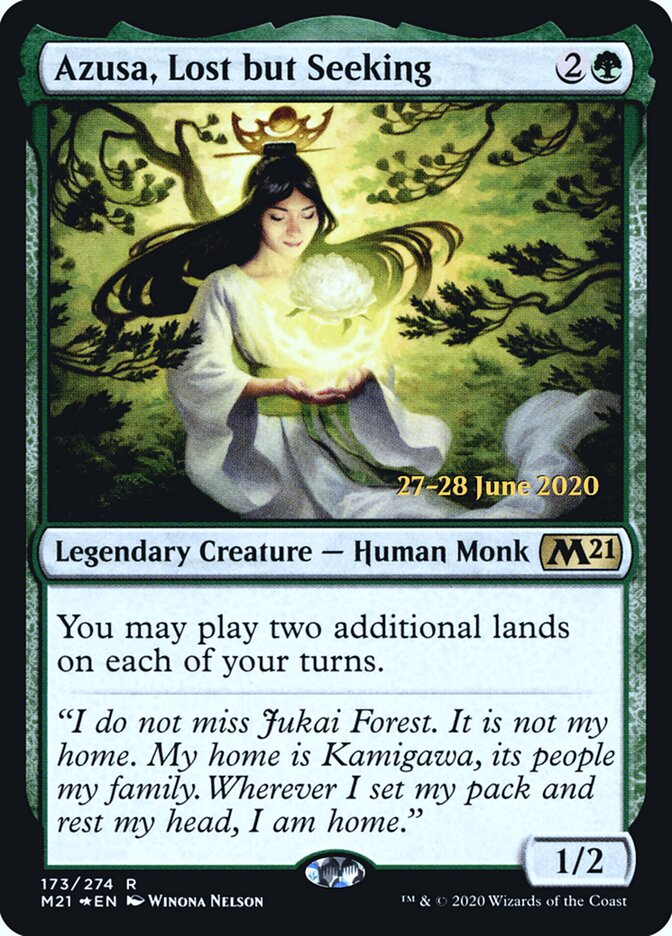 Azusa, Lost but Seeking card front