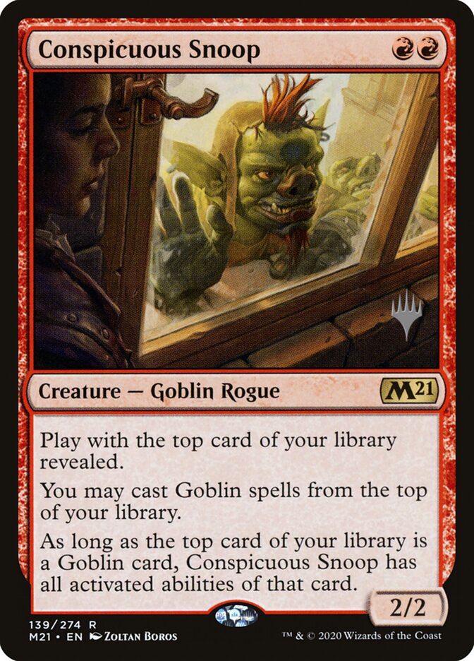 Conspicuous Snoop card front