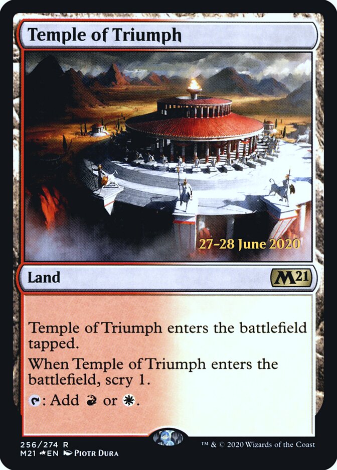 Temple of Triumph card front