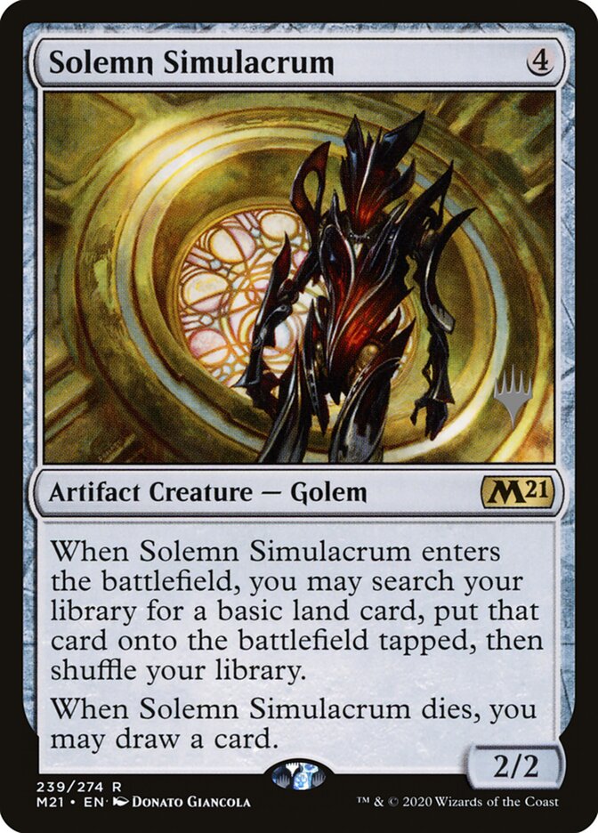 Solemn Simulacrum card front