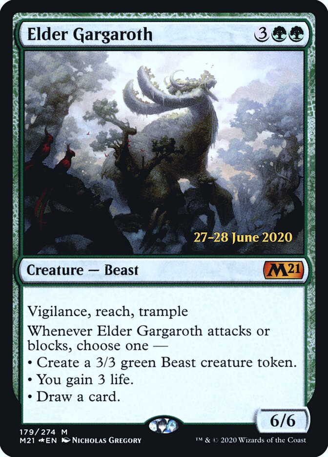 Elder Gargaroth card front