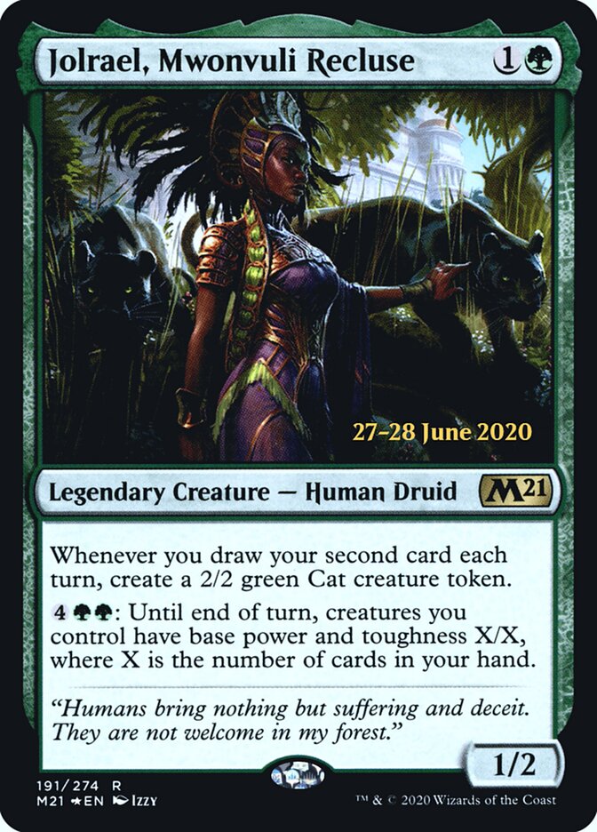 Jolrael, Mwonvuli Recluse card front