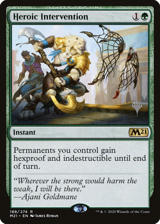 Heroic Intervention card front