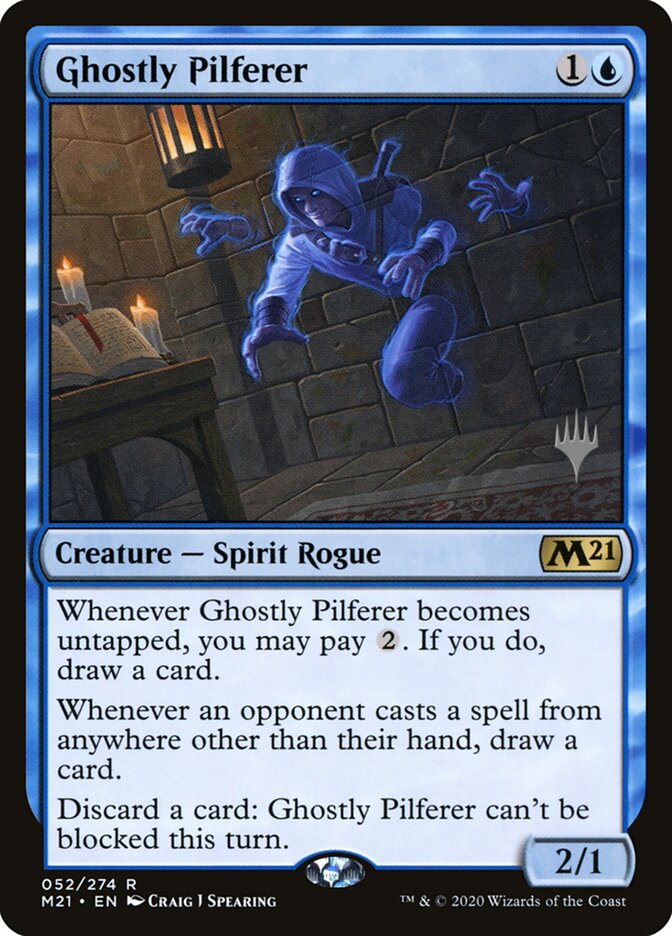 Ghostly Pilferer card front