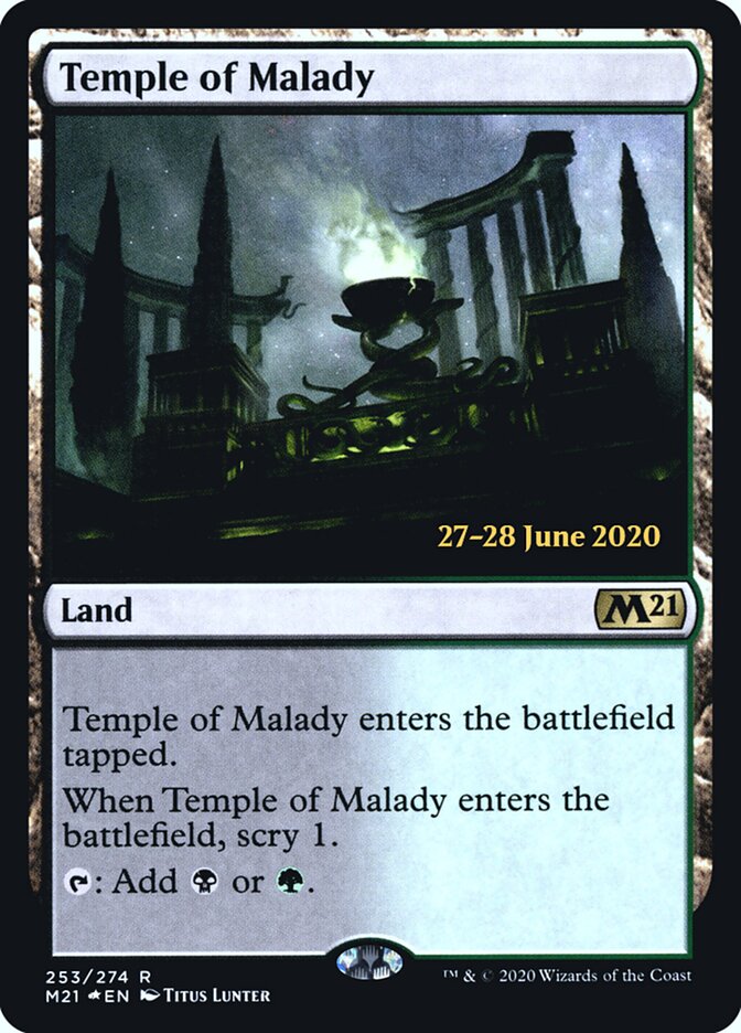 Temple of Malady card front