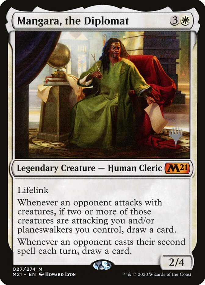 Mangara, the Diplomat card front