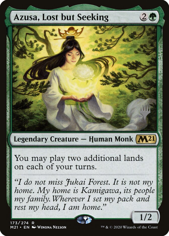 Azusa, Lost but Seeking card front