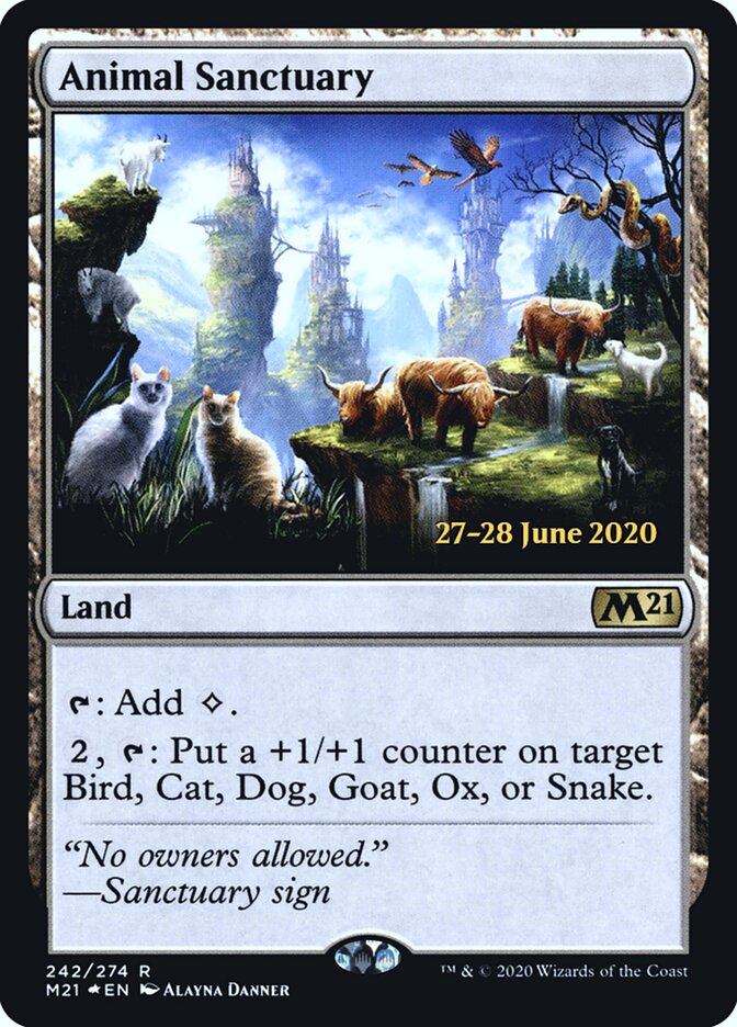 Animal Sanctuary card front