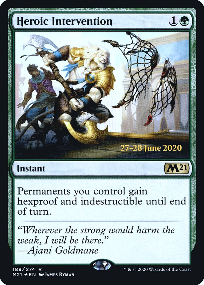 Heroic Intervention card front
