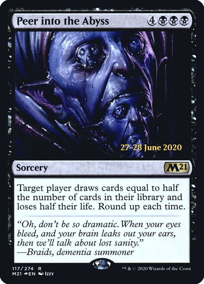 Peer into the Abyss card front