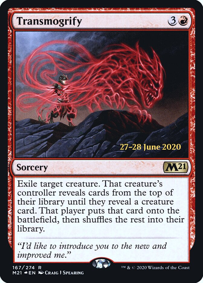 Transmogrify card front