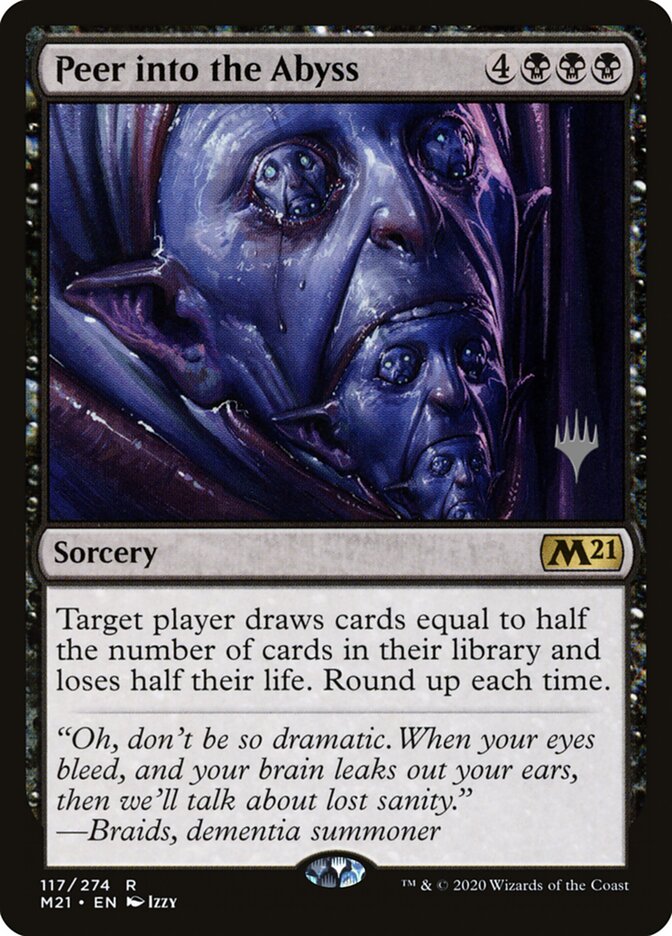Peer into the Abyss card front