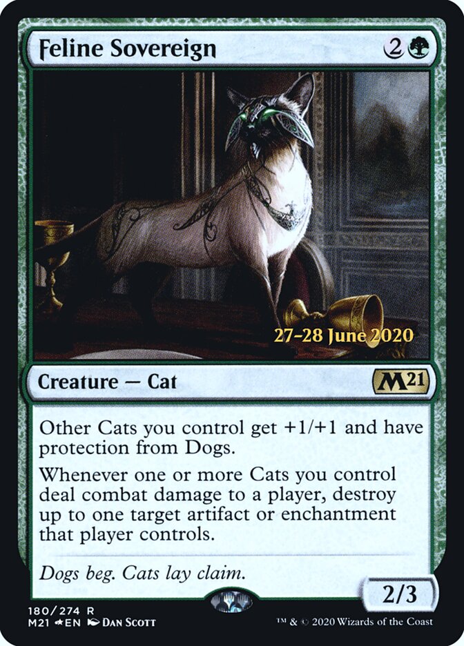 Feline Sovereign card front