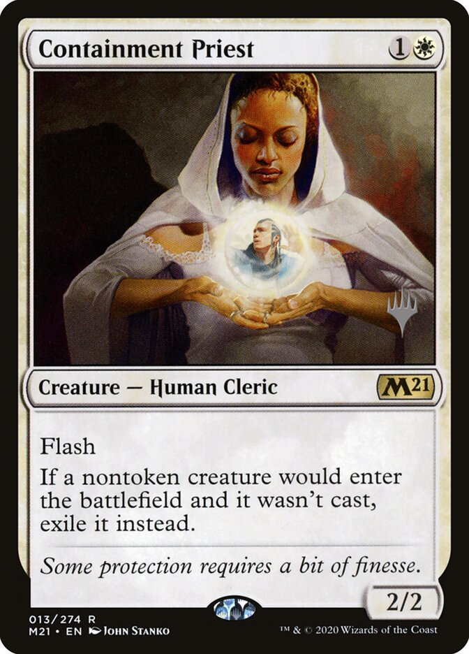 Containment Priest card front