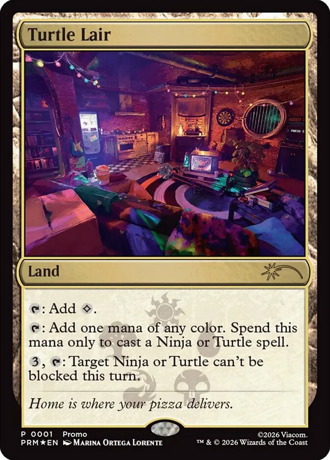 Turtle Lair card front