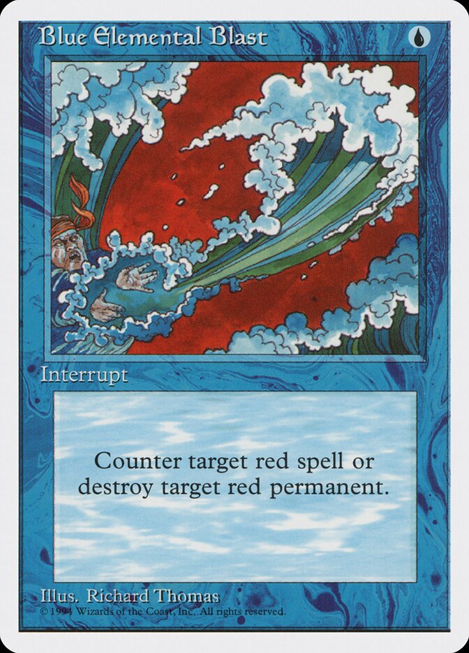 Blue Elemental Blast card front