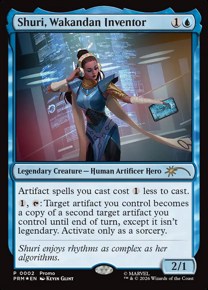 Shuri, Wakandan Inventor card front
