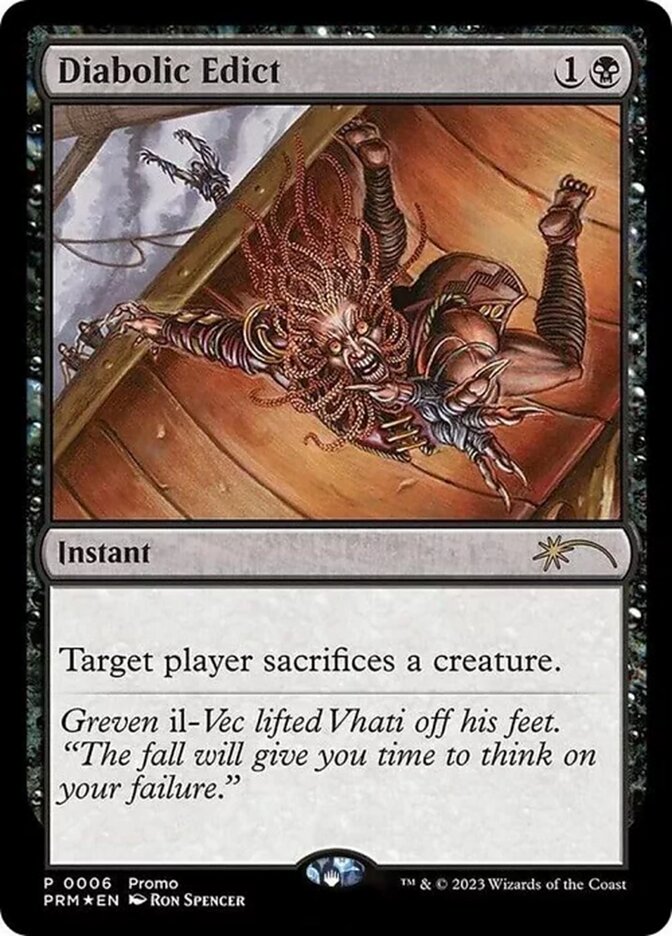 Diabolic Edict card front