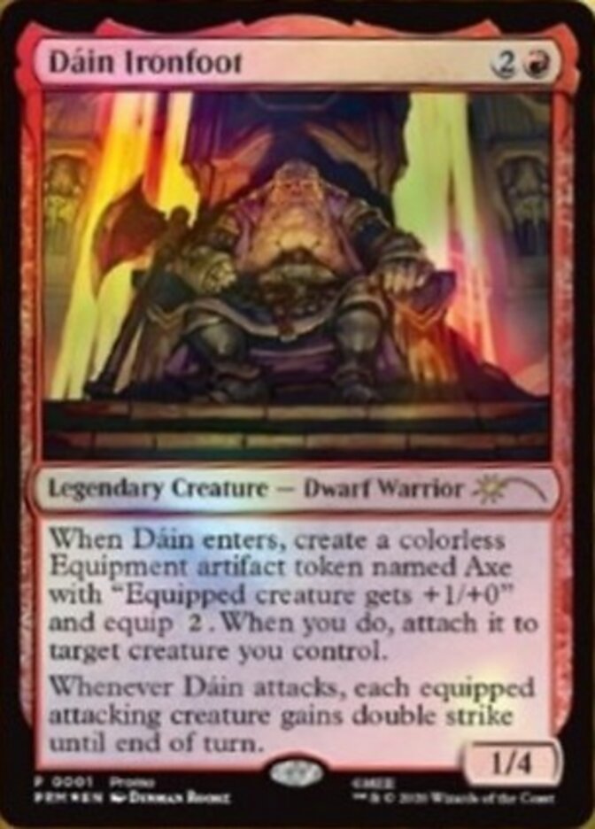 Dáin Ironfoot card front