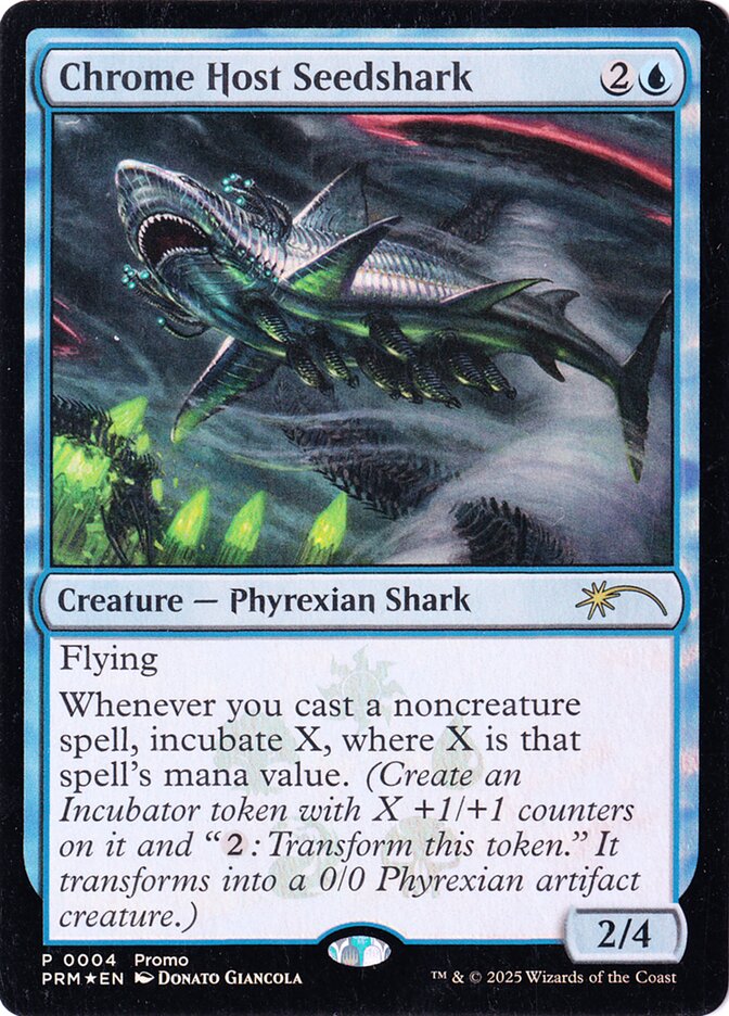 Chrome Host Seedshark card front