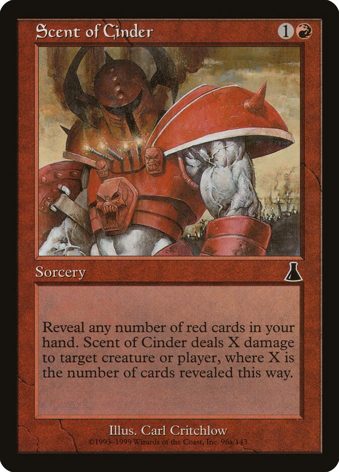 Scent of Cinder card front