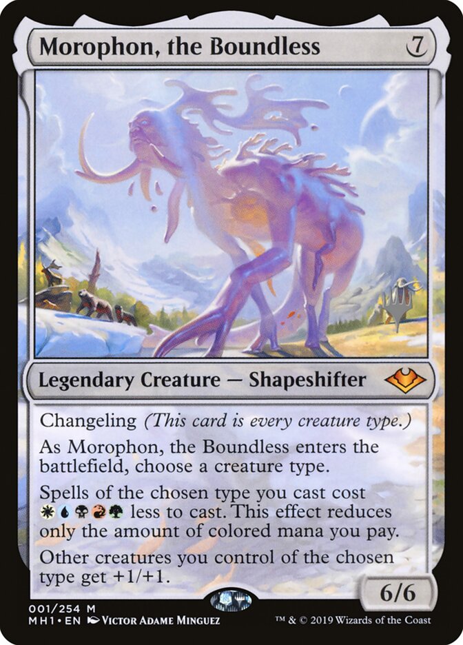 Morophon, the Boundless card front