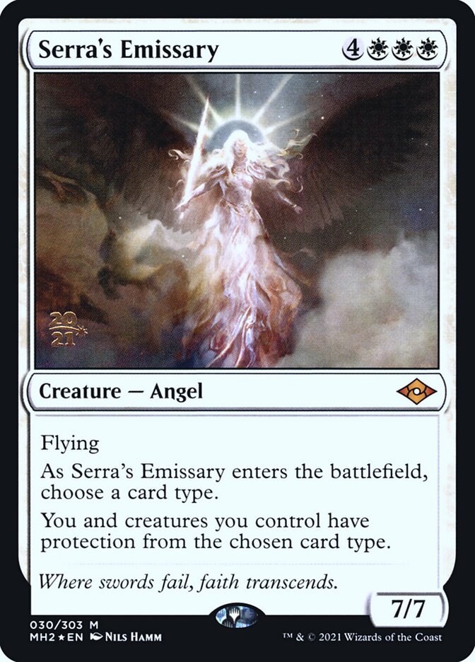 Serra's Emissary card front