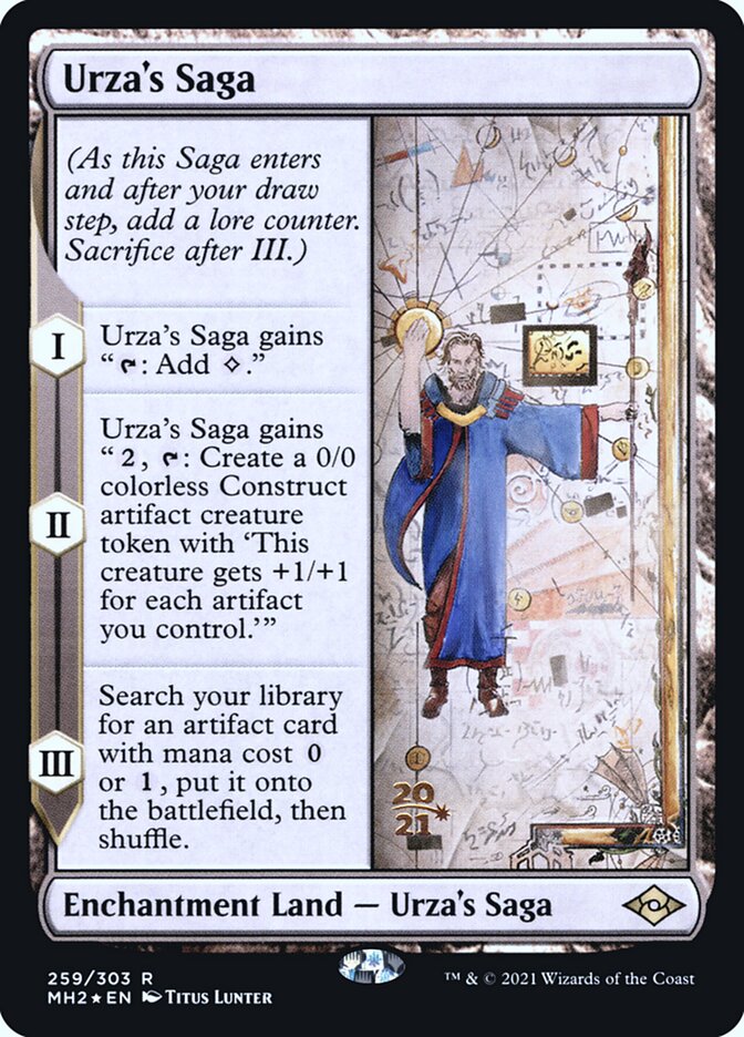Urza's Saga card front